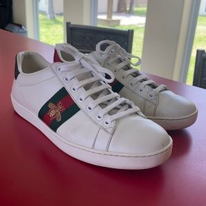 Gucci Ace Leather Sneakers